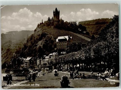 Cochem Moselpromenade Burg