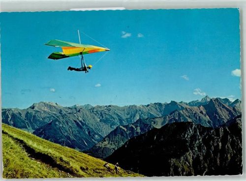1978 Drachenfliegen in den Alpen AK