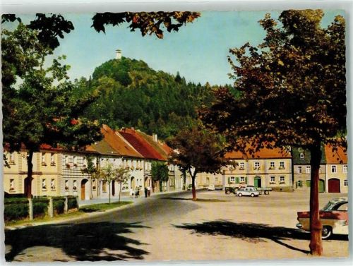 Neustadt Marktplatz und Rauher Kulm Auto Trecker