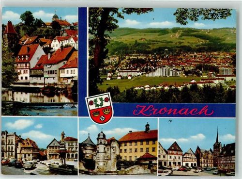 Kronach Wappen Festung Marktplatz Auto DKW VW Käfer