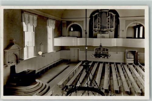 Königsfeld 1934 Kirchensaal AK