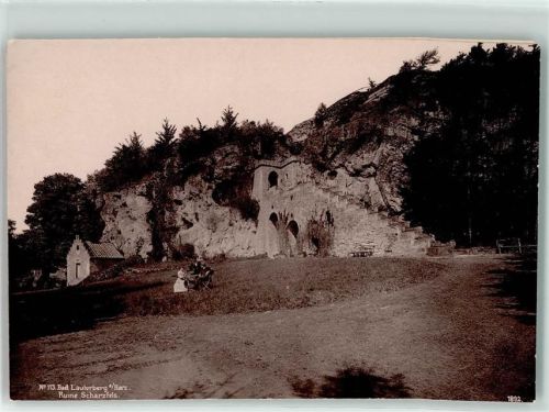 37431 W3422 Bad Lauterberg im Harz - Ruine Scharzfels Paul Felgner Weinkellerei Rechnung