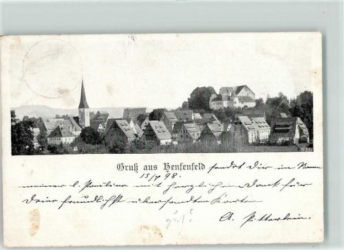 91239 W8561 Henfenfeld 1898 Gebrauchsspuren