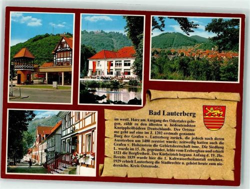 Bad Lauterberg Glockenspiel Kurhaus Schulstraße Wappen