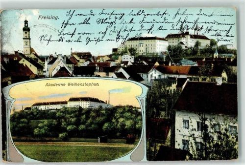 Freising 1907 Akademie Weihenstephan Kirche
