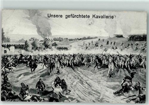unsere gefürchtete Kavallerie Uniform Kriegsschauplatz