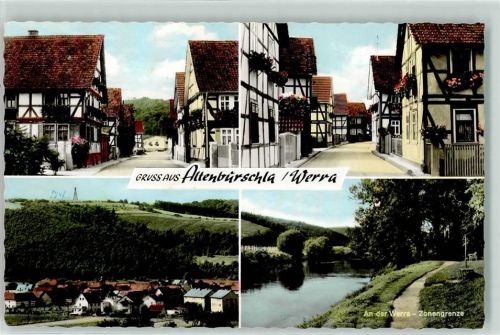 Altenburschla Fachwerkhäuser Zonengrenze Werra