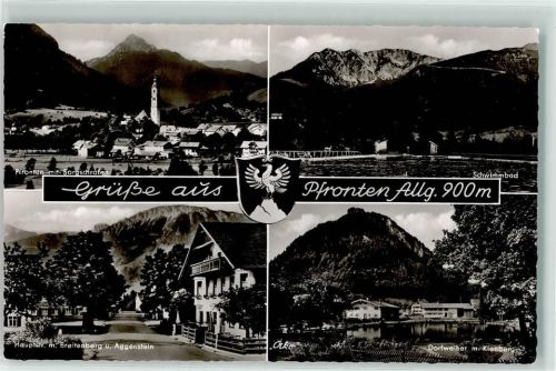 Pfronten Schwimmbad Hauptstraße Breitenberg Aggenstein Dorfweiher Kienberg