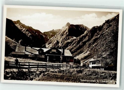 Spielmannsau bei Oberstdorf Kemptener Hütte Hüttenstempel
