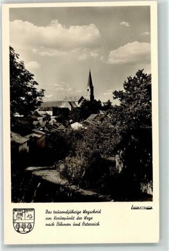 94110 W8396 Wegscheid , Niederbay - Pfarrkirche Sieben Schmerzen Maria Wappen