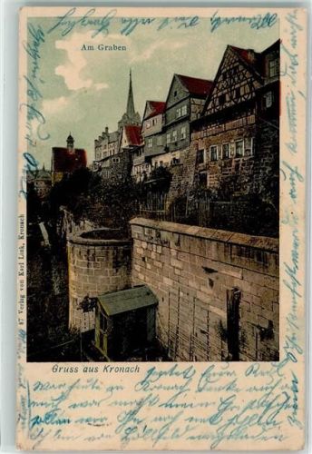 Kronach 1903 am Graben