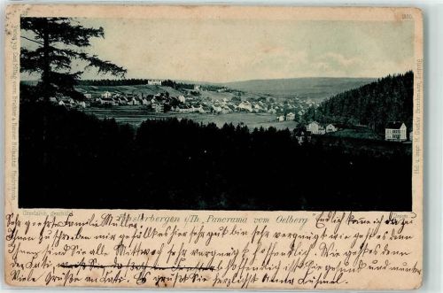 Finsterbergen 1906 vom Oelberg