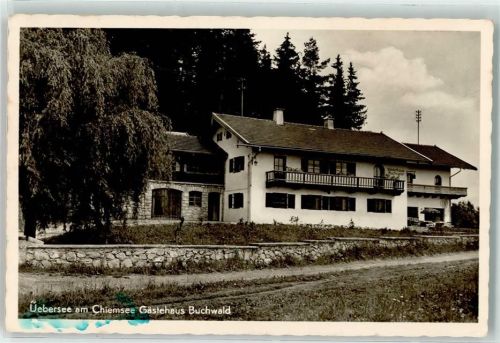83236 W8212 Übersee Gebrauchsspuren Gasthaus Buchenwald