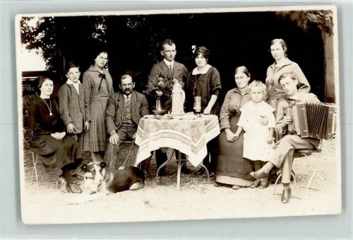 Appenzeller Sennenhund Familienfoto Zieharmonika