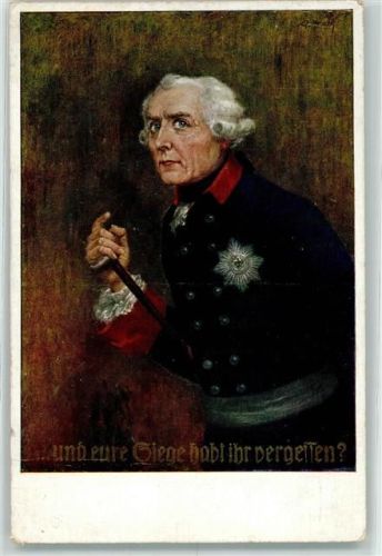 Friedrich der Grosse Gemälde von A.Brosch Bunte Reihe Nr.183