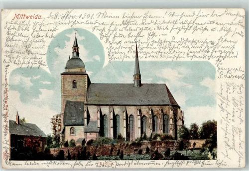 Mittweida 1901 Kirche
