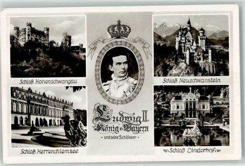 König von Bayern und seine Schlösser AK