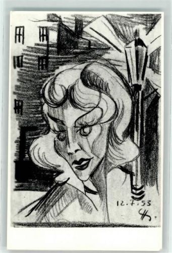 Expressionismus Künstler sign. 1953