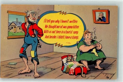 HB 616 Comic - Pub. Asherville Post Card