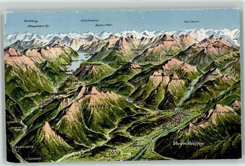 Berchtesgaden Panoramakarte