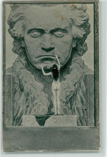 Beethoven Jugendstil AK