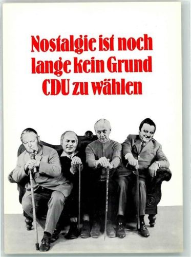 Nr. 19 Klaus Staeck 1974 , Politik Satire , sozialdemokratische Wählerinitiative