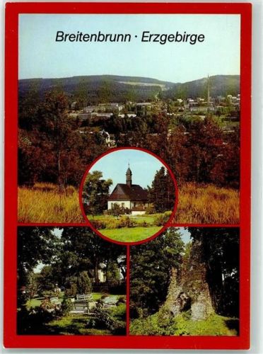 Breitenbrunn Dorfkirche Parkanlage Ruine Jagdhaus