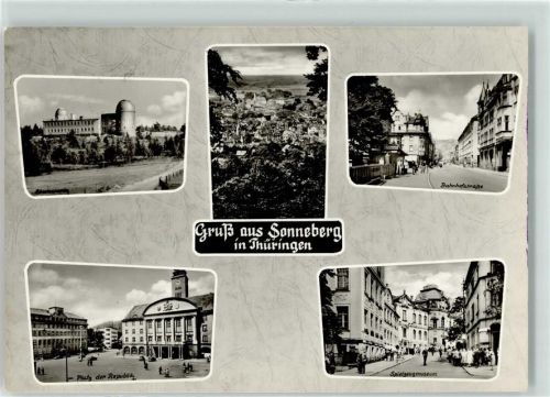 Sonneberg Bahnhofstraße Platz der Republik Spielzeugmuseum