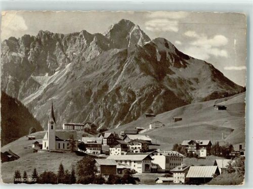 Hirschegg mit Widderstein