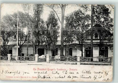 Pretoria Ex President Krugers Residence - Pretoria Buren 1904 Gebrauchsspuren
