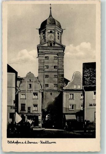 Vilshofen Stadtturm Oldtimer WK II Stempel