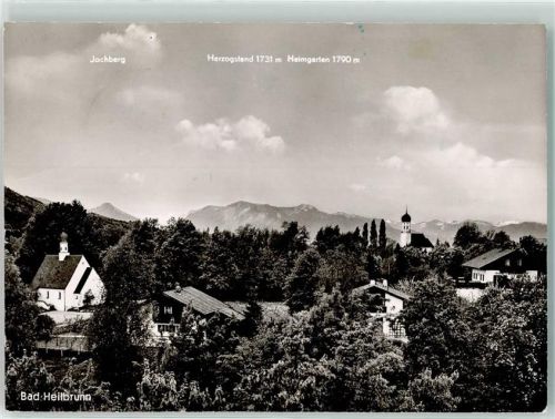 Bad Heilbrunn Jochberg Herzogstand Heimgarten