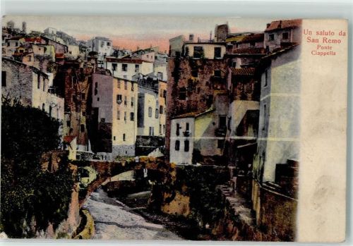 San Remo 1914 Ponte Ciappella