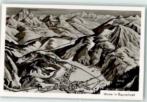 Bayrischzell Winter Umgebung Seekopf Sprungschanze Vogelsang Berghotel Waldkopf