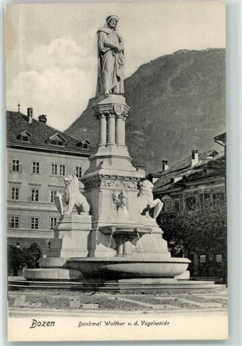 Bozen Denkmal Walther von der Vogelweide