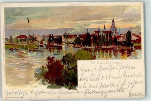 Konstanz 1902 Kirche