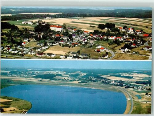 Poxau Stausee Fliegeraufnahme