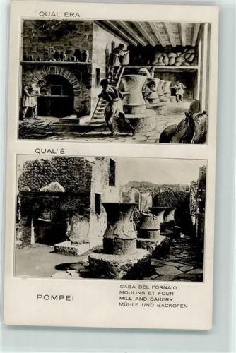 Pompei e Scavi Mühle Backofen Bäckerei