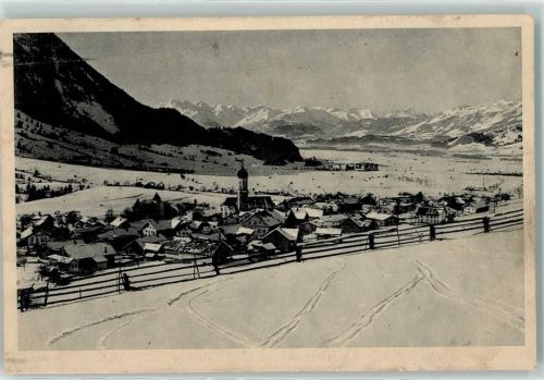 Rettenberg Pfarrkirche St. Stephan Winter