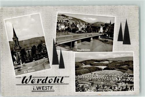 Werdohl Stadtbrücke Ev. Kirche Königsburg