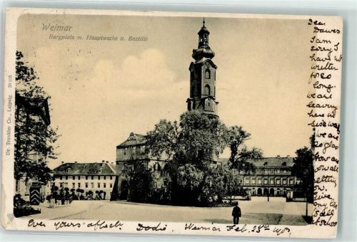 Weimar Burgplatz Hauptwache Bastille