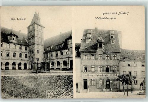 Altdorf Kgl. Seminar Gasthaus Wallenstein Haus
