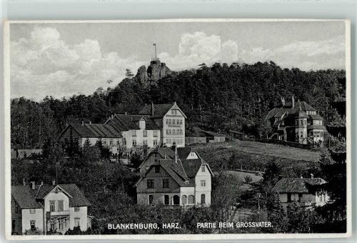 38889 O3720 Blankenburg Harz - beim Grossvater