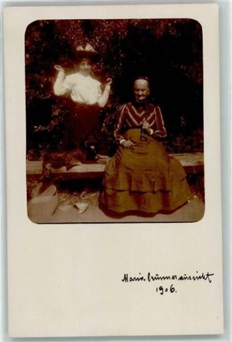 1906 Familienfoto mit Hund AK