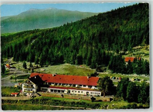 Bayerisch Eisenstein Fliegeraufnahme Sporthotel Brennes