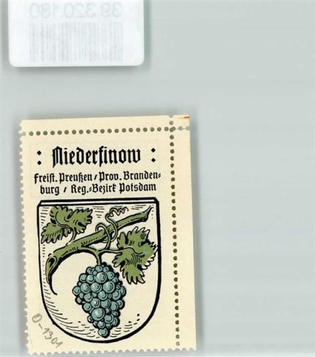 Niederfinow Wappen Kaffee Hag Nr. 42 Weintraube