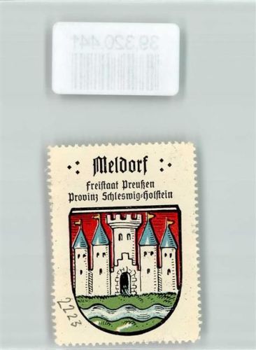 Meldorf Wappen Kaffee Hag ca. 1920-1940 Burg