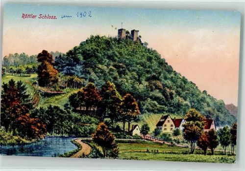 Rötteln Burg - Schloss Bach Brücke