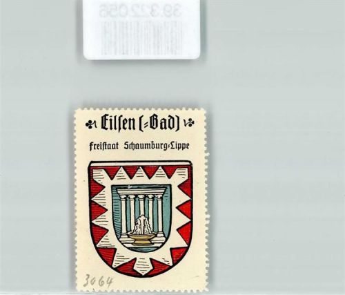 Bad Eilsen Vignette Wappen Freistaat Schaumburg Lippe