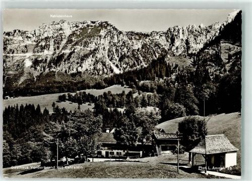 Schönau Gasthaus Vorderbrand mit Kehlstein
